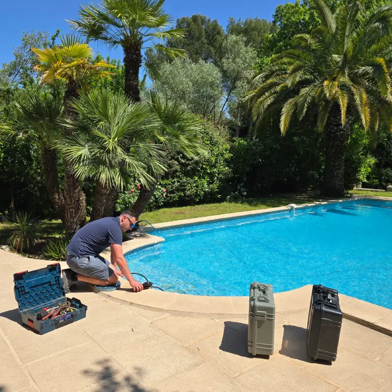 Spécialiste en localisation de fuite sur piscine à Nîmes 1 inspection fuites pisicne detect eau fuites